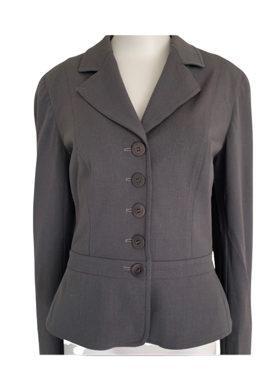 Armani Collezioni Jackets & Blazers - GIORGIO ARMANI Le Collezioni Wool Stretch 5 Button Blazer Jacket Grey Career 10